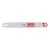 Prowadnica 15/3/8/1,5mm/56DL Power-Match Oregon w kolorze szarym z czerwonym logo. Ujęcie frontalne, produkt leżący. Widoczny kształt prowadnicy oraz otwory montażowe. Gładka powierzchnia, długa konstrukcja zapewniająca precyzyjne cięcie.