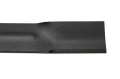 Nóż kosiarki Efco o długości 50.7 cm. Produkt w kolorze czarnym, wykonany z metalu, o prostokątnym ostrzu. Widok z góry, ukazujący równą, gładką powierzchnię. Brak widocznych napisów lub logo.