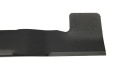 Nóż kosiarki Nac Ursus Hyundai w kolorze czarnym, długość 51,7 cm. Frontalny widok, leżący, z wyraźnie widoczną prostokątną końcówką oraz wcięciem. Gładka tekstura, bez dodatkowych zdobień czy napisów.