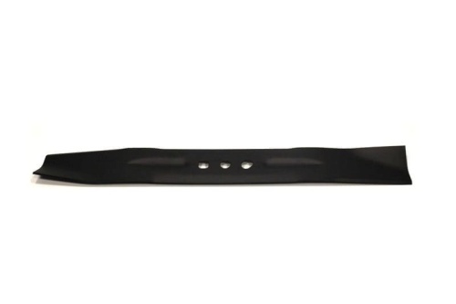 Nóż kosiarki Nac Ursus Hyundai o długości 52,6 cm, czarny metalowy element z trzema otworami mocującymi pośrodku, leżący poziomo na białym tle, z widoczną minimalistyczną formą i prostym kształtem.