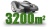 Automower® 430X czarny z logo Husqvarna, nowoczesny, zakrzywiony kształt i koła. W tle napis „3200 m²” wskazuje powierzchnię obsługiwaną przez robot. Zbliżenie na front urządzenia.