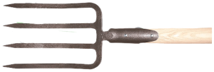 Widły ogrodowe 4 zębowe ze styliskiem z jesionu  Krumpholz