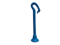 Dźwignia ssania do pilarek P340, P350, P360 w kolorze niebieskim. Posiada ergonomiczny kształt z haczykiem i szeroką podstawą. Ujęcie frontalne, produkt stojący, na przezroczystym tle. Wykonana z tworzywa sztucznego, zapewniającego trwałość.