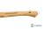 Siekiera ciesielska 0.8kg Krumpholz z drewnianą rączką z jesionu, widoczna z boku, z wyraźnym napisem logo producenta. Rączka gładka, z otworem do zawieszenia. Bez ostrza widocznego na zdjęciu. Tło białe, proste, co podkreśla detal produktu.