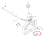 Amortyzator kosy 343FR/545FXT w zbliżeniu, pokazany w poziomej pozycji. Widoczne detale: metalowy element w kolorze szarym o cylindrycznym kształcie z gwintem. Całość na prostym białym tle, umożliwiającym łatwe dostrzeganie szczegółów.