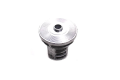 Adapter noża do kosiarki Husqvarna LC 353V / LC 353 VI w kolorze srebrnym, o cylindrycznym kształcie. Widoczny otwór na śrubę w centralnej części oraz żłobienia na powierzchni. Produkt stojący, wyraźnie widoczny na białym tle.