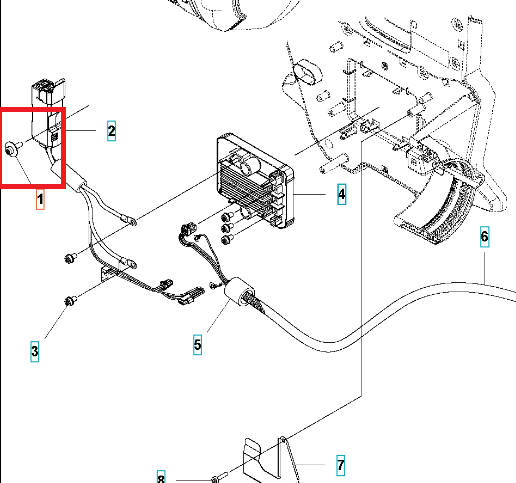 Śruba dmuchawy do pilarki Husqvarna 550iBTX, metalowa, wykonana z ciemnego materiału, z gwintem na końcu. Ujęcie z boku, ukazuje szczegóły konstrukcyjne. Produkt umieszczony w kontekście schematu montażu, bez złożonych elementów tła.