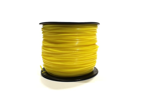 Linka tnąca 3,0 mm x 280 m w kolorze jasnym żółtym, zwinięta w praktyczną szpulę. Widok z boku, ukazujący gładką fakturę i okrągły kształt. Element przeznaczony do koszenia, kompatybilny z narzędziami STIHL. Tło białe, neutralne.