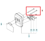 Śruba tłumika dmuchawy 530BT/wykaszarki 531RS  Husqvarna 