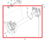 Skrzynia korbowa dmuchawy 525BX Husqvarna 