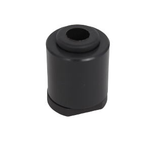 Czarny cylindryczny wychwytnik łańcucha pilarki Husqvarna z otworem i płaską podstawą, idealny do modeli 395XP, XPG, 371XP i 362XP, na białym tle, bez oznaczeń.