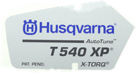 Naklejka rozrusznika pilarki T540XP/T540XP II Husqvarna 