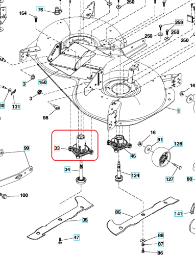 Metalowy, szary adapter noża do traktorów TC142/TC242 Husqvarna, widoczny z góry na białym tle. Posiada otwory montażowe i lekko wypukły kształt, dopasowany do systemu montażowego.