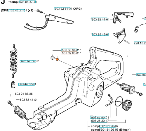 Metalowa wkładka odpowietrznika do pilarek Husqvarna 242 i 357XP, srebrna, okrągła z centralnym otworem. Widoczne numery katalogowe, na jasnym tle, prosta i funkcjonalna.