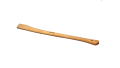 Trzonek jesionowy o długości 80 cm, prosty, w naturalnym kolorze drewna, z wygodnym uchwytem. Widoczna dziurka do zawieszenia. Produkt leży na białym tle, bez dodatkowych akcesoriów.