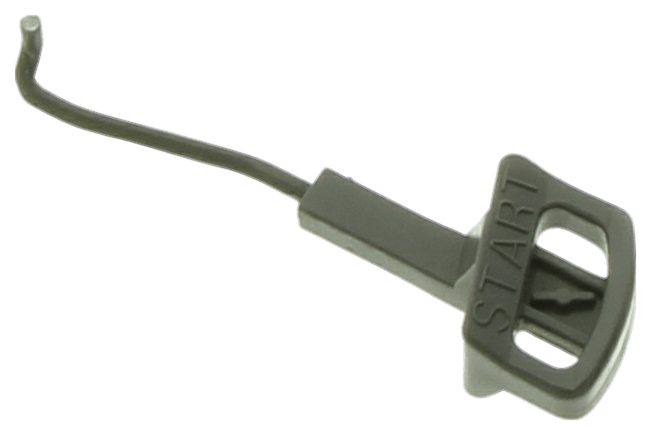 Dźwignia ssania do pilarki Husqvarna 42, 246 w kolorze szarym. Ujęcie z boku, widoczny napis START na głównej części, cienki przewód prowadzący do końcówki. Prosta, ergonomiczna budowa, idealna do montażu w narzędziach ogrodniczych.