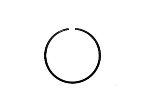 Pierścień tłoka wykaszarki Husqvarna 543RS/243R, czarny, okrągły kształt, widok z góry, osadzony na białym tle. Bez wyraźnych oznaczeń ani detali. Idealny do wymiany w sprzęcie ogrodniczym.