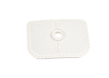 Filtr powietrza do wykaszarek 525RS/podkaszarki 525L, prostokątny, biały o teksturowanej powierzchni, z centralnym otworem. Widoczny w pozycji leżącej na jednolitym tle, bez dodatkowych elementów. Idealny do wymiany w narzędziach ogrodniczych.