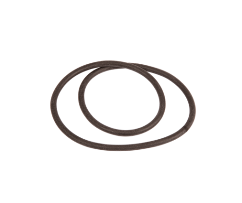 Czarna, okrągła uszczelka ekranu robota koszącego z dwoma pierścieniami, gładka i elastyczna. Pasuje do Husqvarna Automower 320, 430X i 450X Nera.