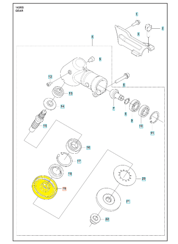 Uchwyt wykaszarki 143RS/236RS/543RS Husqvarna w kolorze czarnym, z metalowym montażem, wytrzymałą konstrukcją. Zbliżenie na mocowanie i detale. Widoczne elementy montażowe, przygotowany do instalacji. Tło proste, biały.