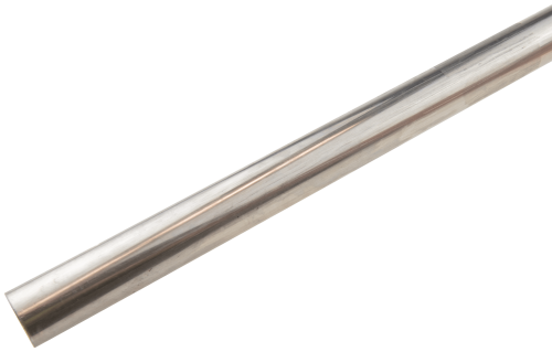 Rura wykaszarki Husqvarna 322R/323C, metaliczna, prosta i lśniąca, o cylindrycznym kształcie, leżąca poziomo. Brak widocznych napisów i dekoracji. Zdjęcie na jednolitym tle, podkreślające detal produktu.