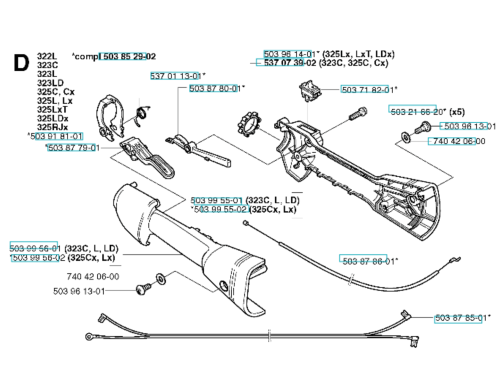 Uszczelka o-ring do wykaszarki 223L/323RII Husqvarna w kolorze czarnym, gumowa, okrągła, z widocznym numerem katalogowym na powierzchni. Produkt leży na białym tle, w ujęciu frontalnym, ukazuje szczegóły materiału i kształtu.