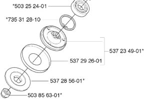 Podkładka wykaszarki 324RX Husqvarna