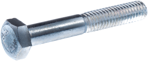 Śruba M6 x 40 8.8, metaliczna, z sześciokątnym łbem, widoczna z boku. Gwintowana część o gładkiej powierzchni, długość 40 mm. Niewidoczne napisy na łbie. Produkt do stosowania w wykaszarkach Husqvarna 323RJ.