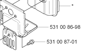 Śruba M5X10 wykaszarki Husqvarna 324RX