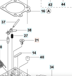 Śruba gaźnika wykaszarki Husqvarna 355FX