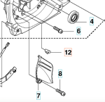 Trzpień wykaszarki 555FXT Husqvarna