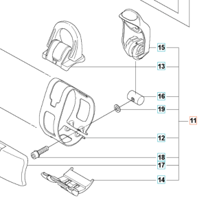 Pętla do wykaszarki 355RX Husqvarna 