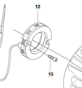 Śruba wykaszarki 355RX Huqvarna MT4x18 12.9 TBO