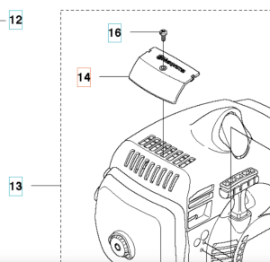 Osłona zimowa wykaszarki 345Fxt Husqvarna