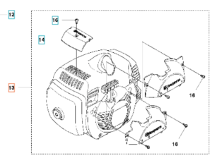 Zestaw zimowy wykaszarki 345Fxt Husqvarna