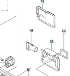 Wlot powietrza wykaszarki 345Fxt Husqvarna