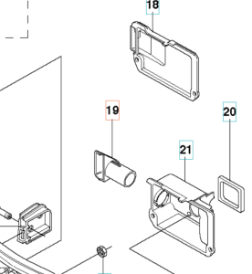 Wlot powietrza wykaszarki 345Fxt Husqvarna