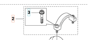 Zacisk/obejma wykaszarki 345Fxt Husqvarna