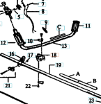Zacisk wykaszarki 32 R Husqvarna