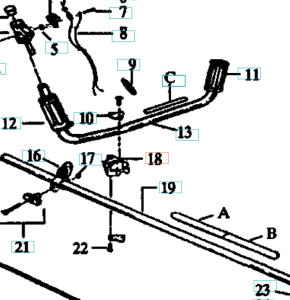 Zacisk wykaszarki 32 R Husqvarna