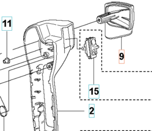Osłona wykaszarki 343FRM Husqvarna