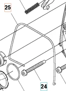 Uszczelka o-ring wykaszarki 345 FR Husqvarna