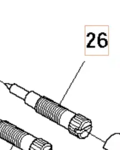 Śruba gaźnika wykaszarki 336RK Husqvarna