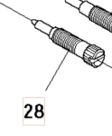 Śruba gaźnika wykaszarki 336RK/333RJ Husqvarna