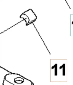 Magnes wykaszarki 336RK Husqvarna