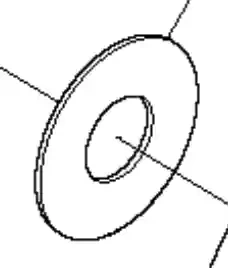 Podkładka rozrusznika wykaszarki 336RK Husqvarna w kolorze szarym, okrągła, z centralnym otworem. Widok z boku, pokazujący gładką fakturę. Przeznaczona do montażu w urządzeniach ogrodniczych. Prosty styl, brak logo lub napisów.