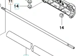 Wał napędowy wykaszarki 336RK Husqvarna