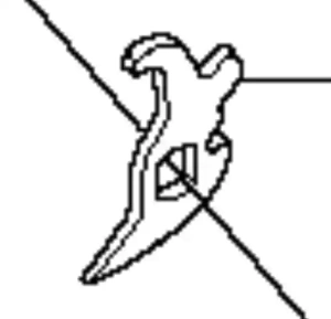 Dźwignia gaźnika wykaszarki 335RX/241R Husqvarna