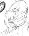 Obudowa rozrusznika wykaszarki 335 RX Husqvarna