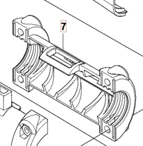 Tuleja zaciskowa wykaszarki 327RX Husqvarna